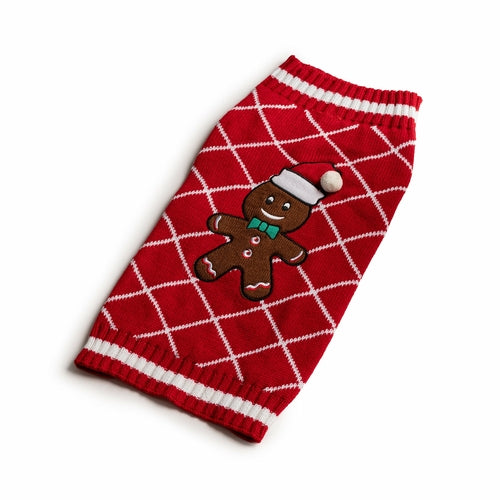 Gingerbread X-MAS Bundle | Festive Dog Sweater, Stocking & Toy